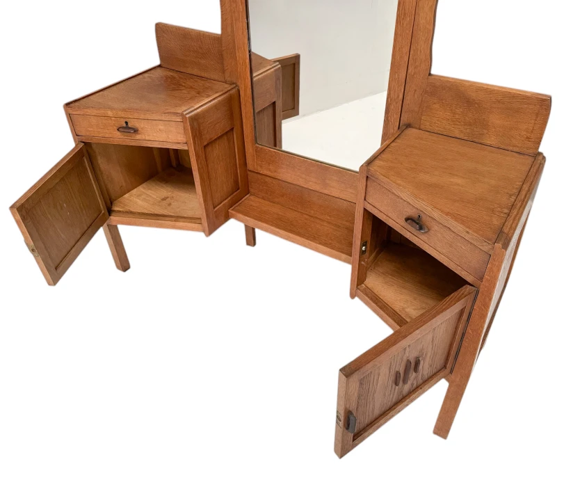 Art Deco Amsterdamse School Dressing Table or Vanity by J.J. Zijfers, 1920s